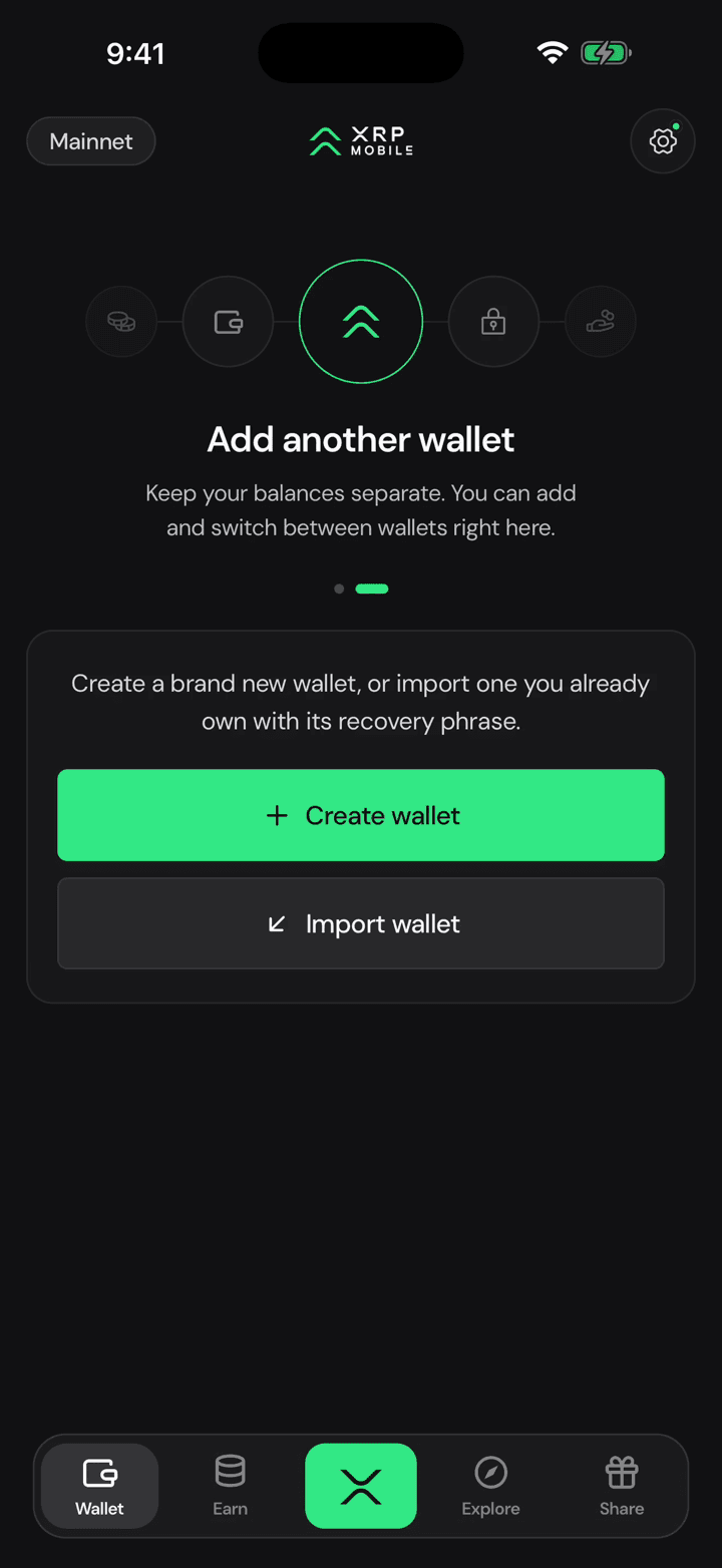 Create or import