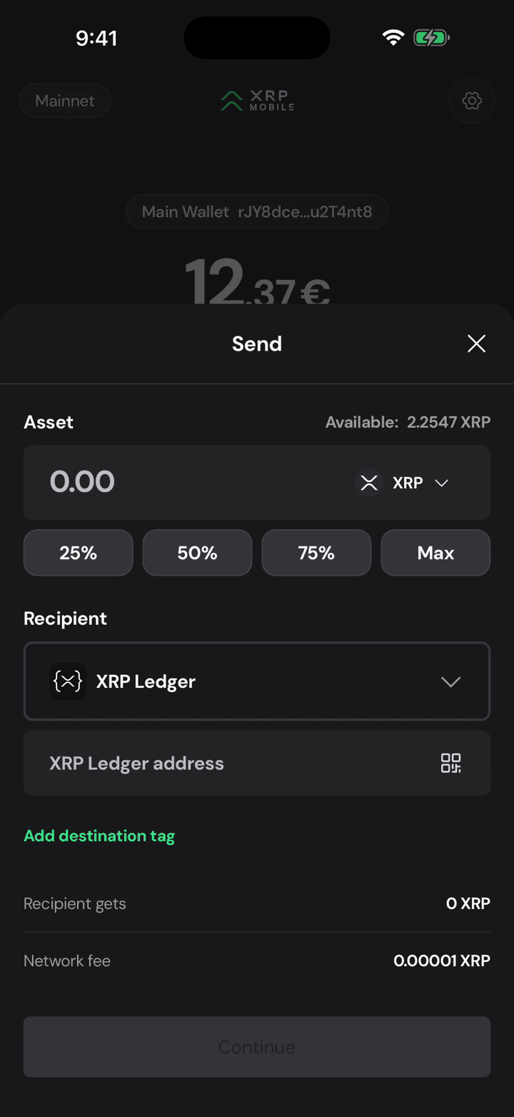 Tap Send