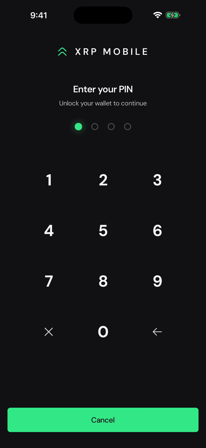Sign with your PIN