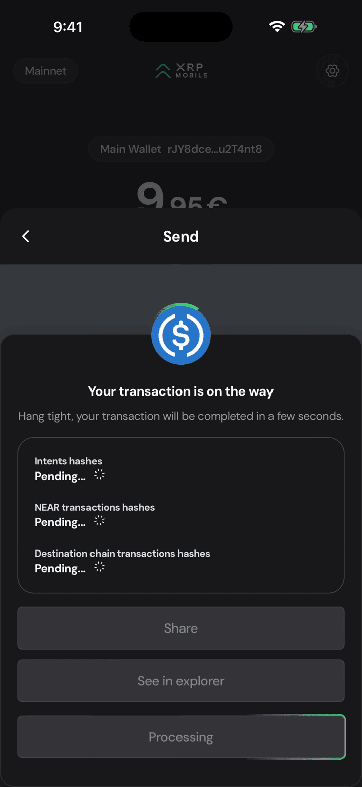Three legs, three hashes