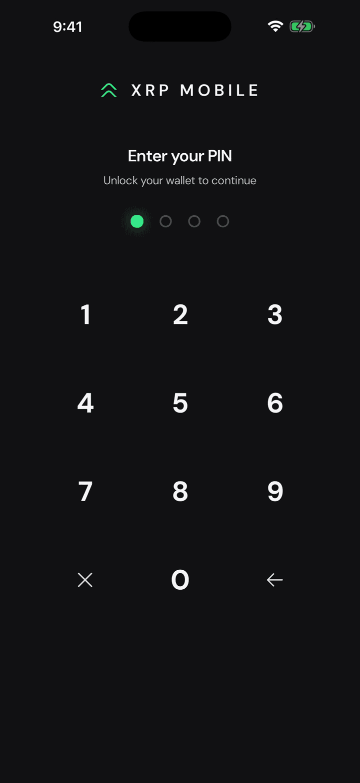 Unlock as usual