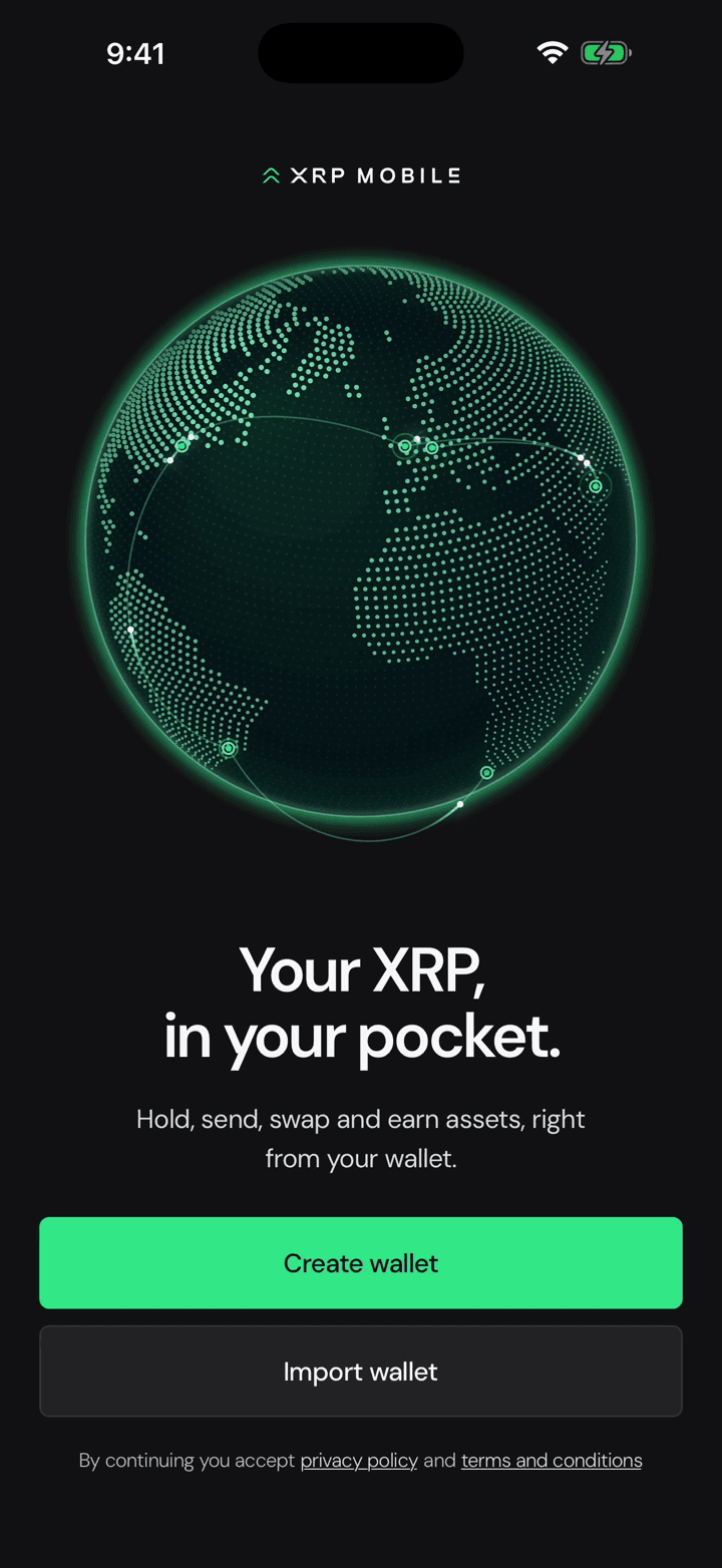 Tap Create wallet