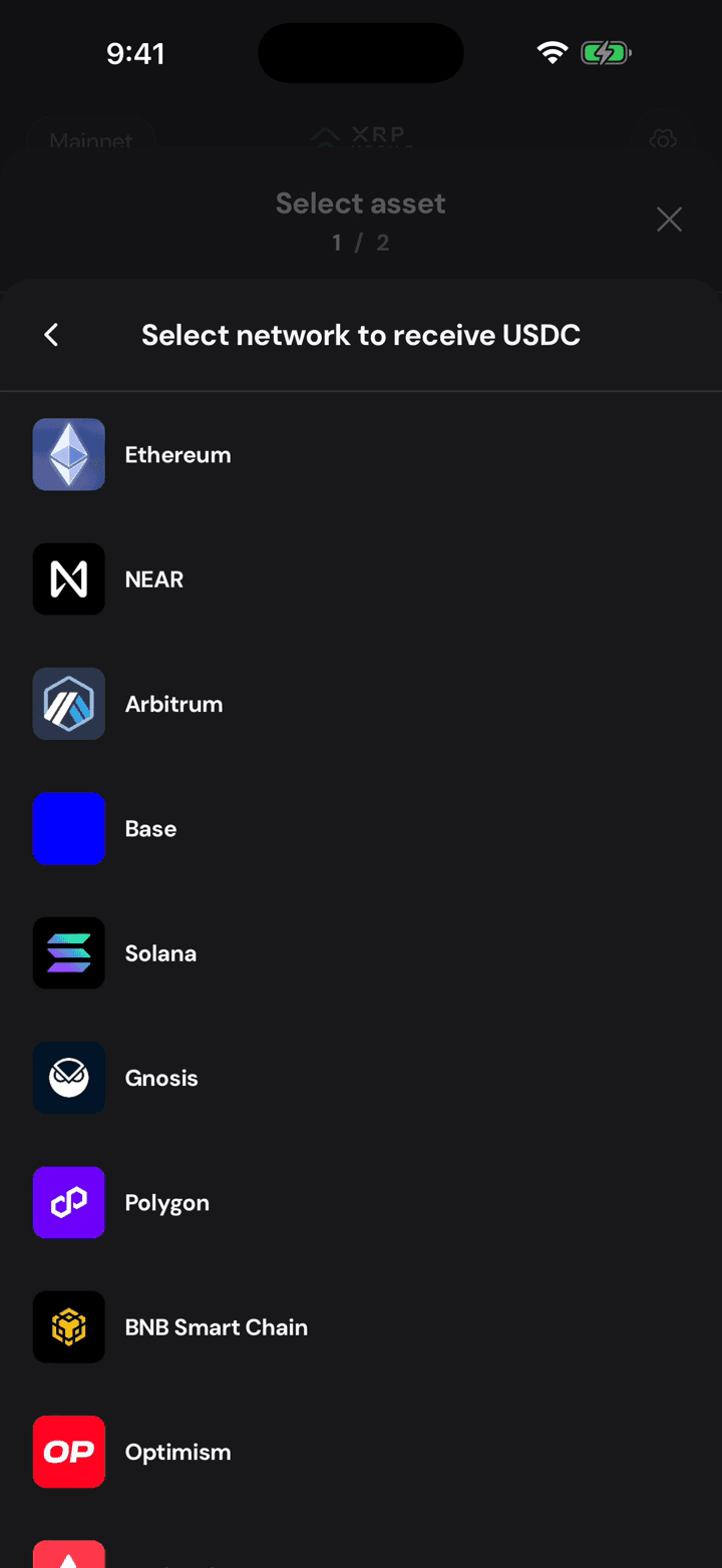 Pick the network