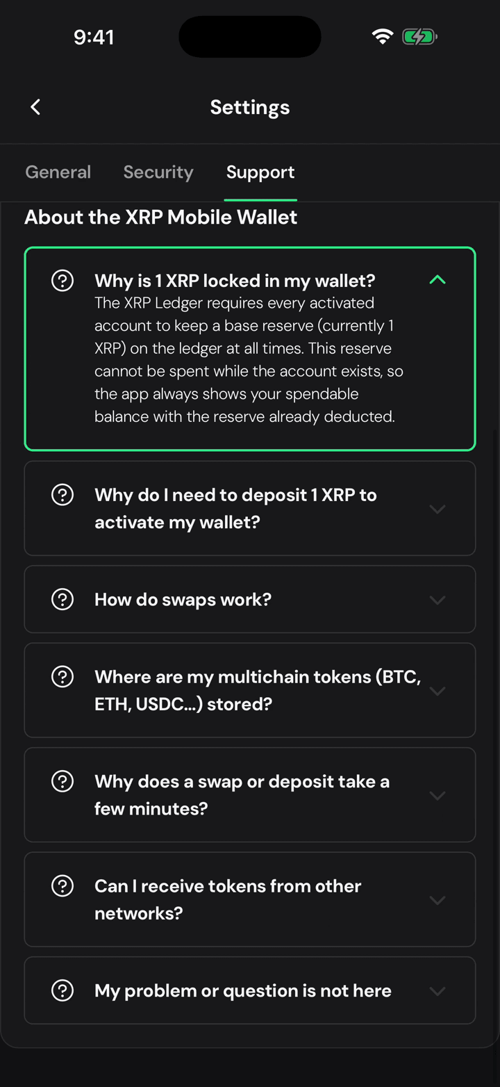 Swaps, chains and waiting