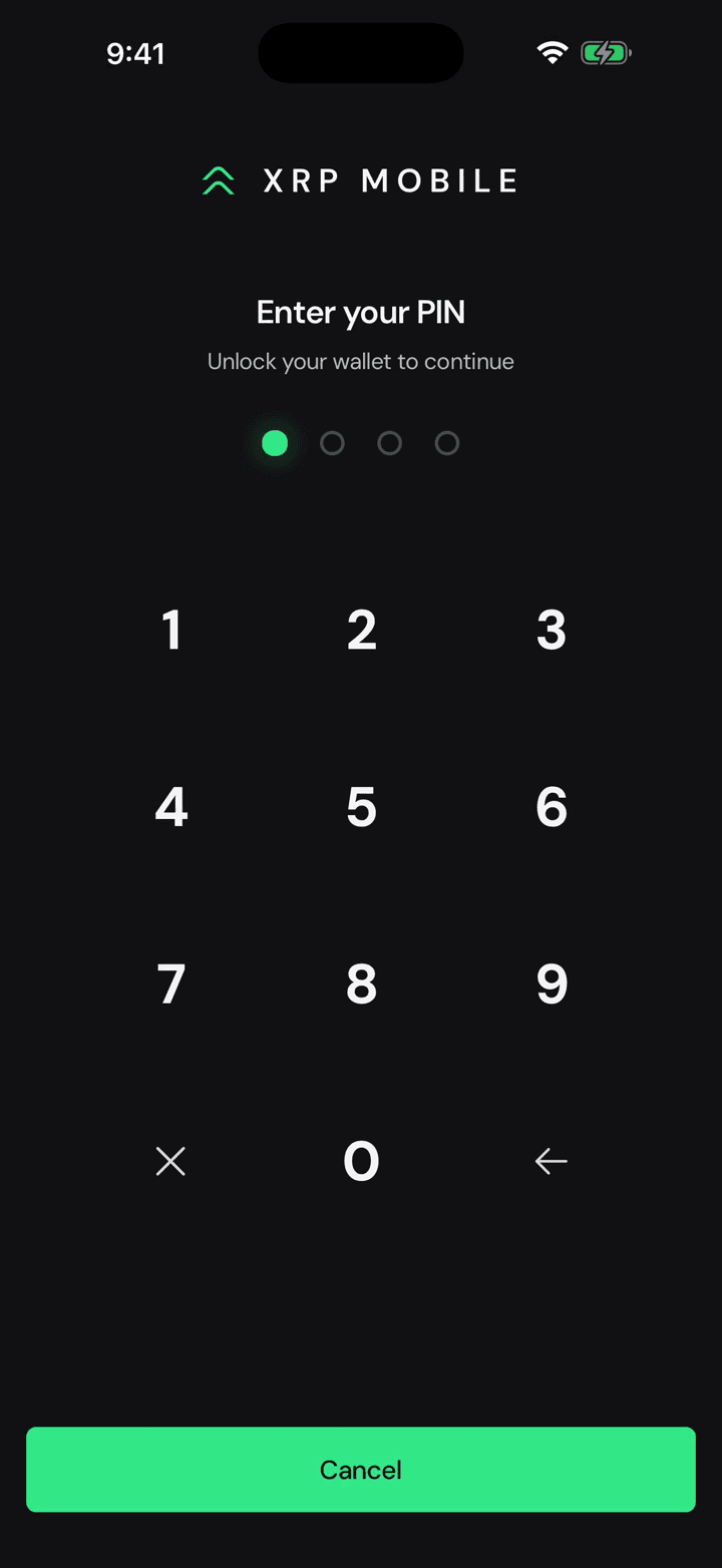 Sign with your PIN
