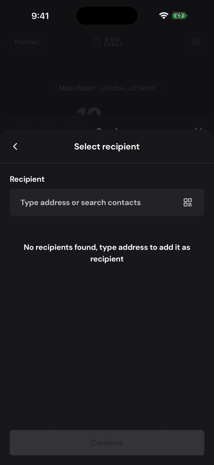 The address changes shape